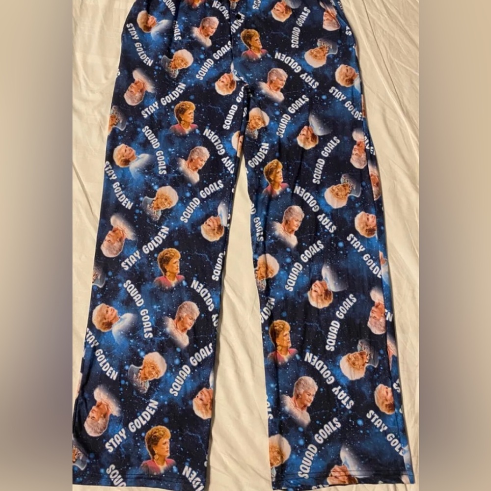 NWOT XL Golden Girls pajama bottoms.